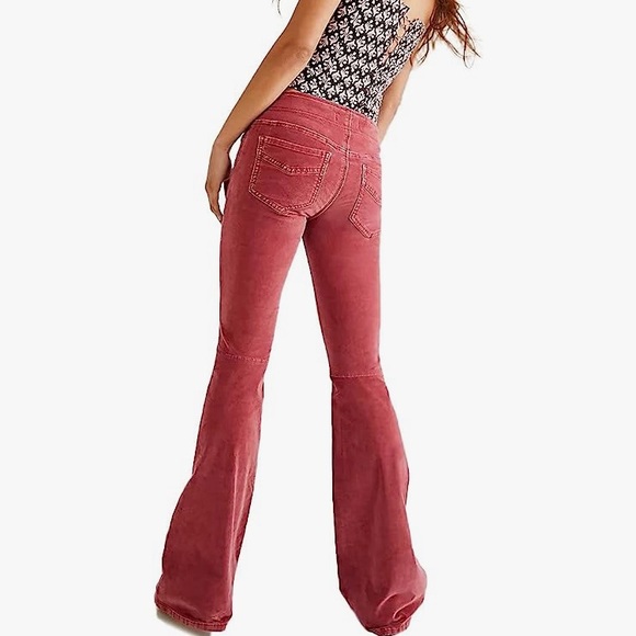 Free People Pants - Free People Pull On Corduroy Flares